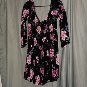 Torrid Challis Smocked Skater Dress